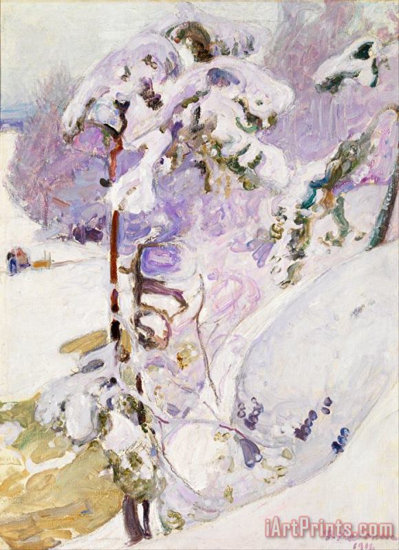 Early Spring painting - Halonen, Pekka Early Spring Art Print