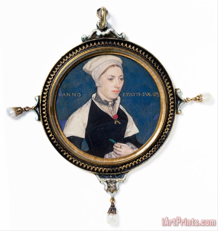 Hans Holbein the Younger Mrs Jane Small, Formerly Mrs Pemberton Art Painting