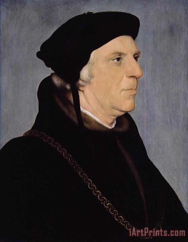 Sir William Butts, Physician painting - Hans Holbein the Younger Sir William Butts, Physician Art Print