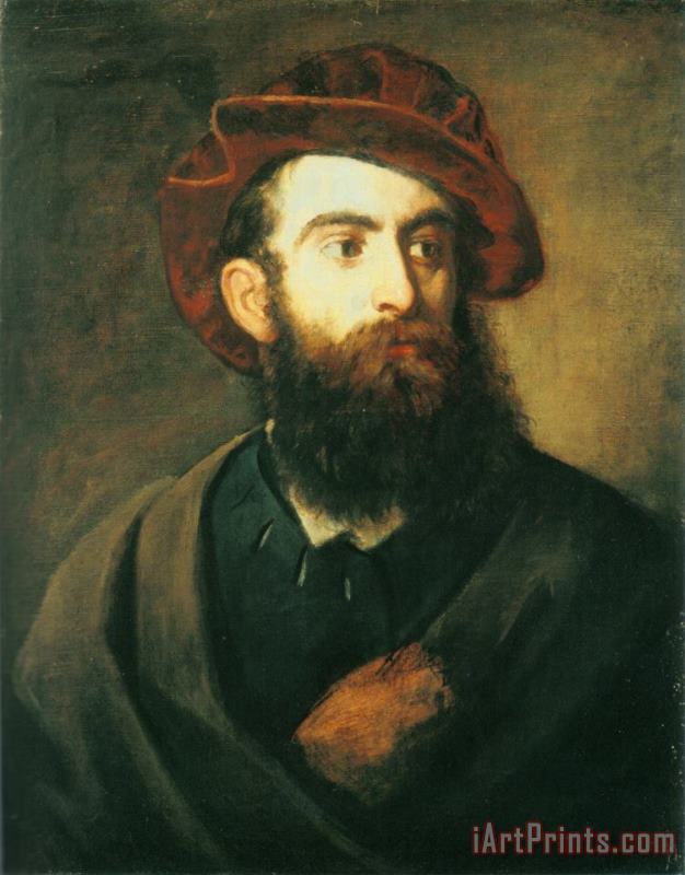 Hans Makart Self Portrait Art Painting