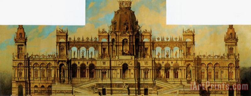Hans Makart Studies for a Palace Art Print