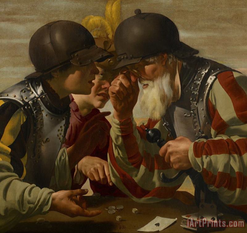 Hendrick Ter Brugghen The Gamblers Art Painting