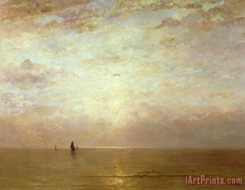 Hendrik William Mesdag Sunset Art Painting