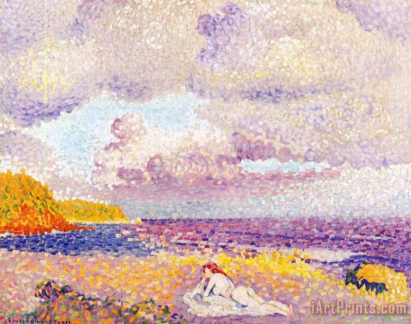 Henri-Edmond Cross An Incoming Storm Art Painting