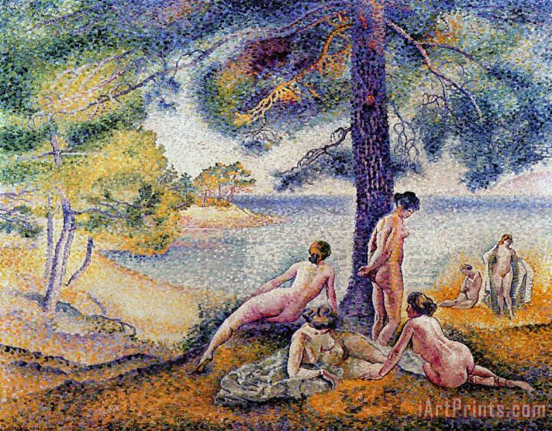 In the Shade painting - Henri-Edmond Cross In the Shade Art Print