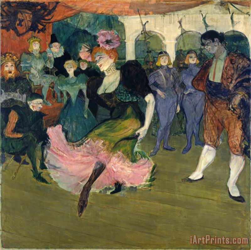 Marcelle Lender Dancing The Bolero In Chilperic painting - Henri de Toulouse-Lautrec Marcelle Lender Dancing The Bolero In Chilperic Art Print