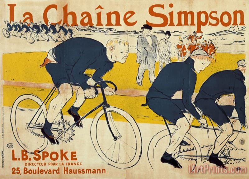 The Simpson Chain painting - Henri de Toulouse-Lautrec The Simpson Chain Art Print