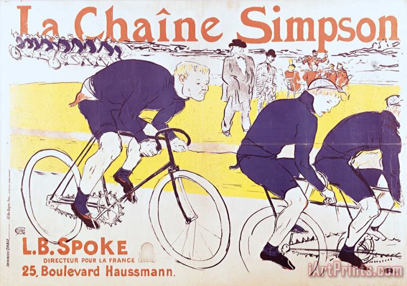 Henri de Toulouse-Lautrec The Simpson Chain Art Print