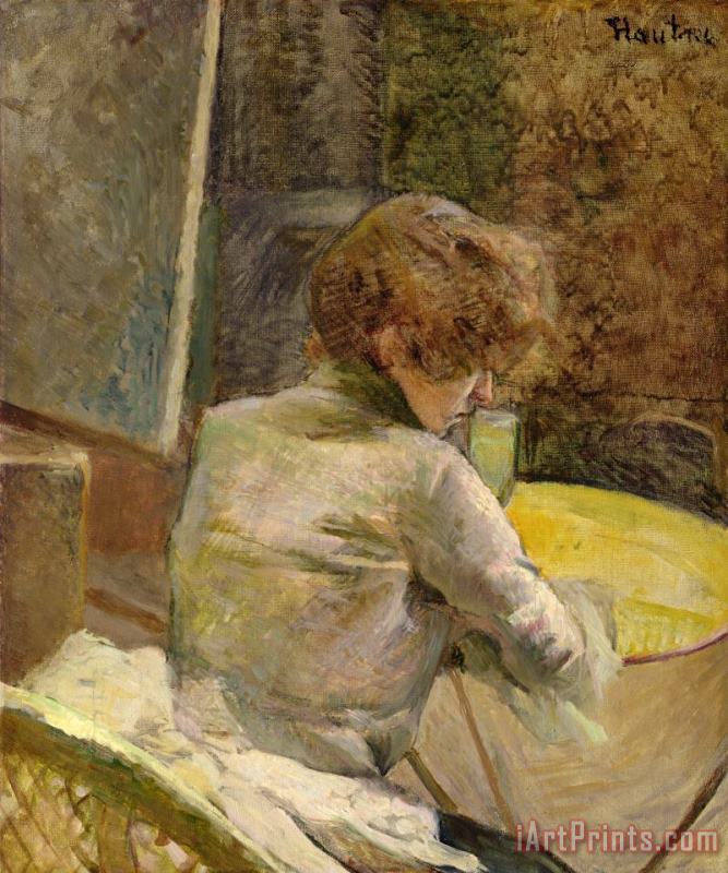 Henri de Toulouse-Lautrec Waiting At Grenelle Art Painting