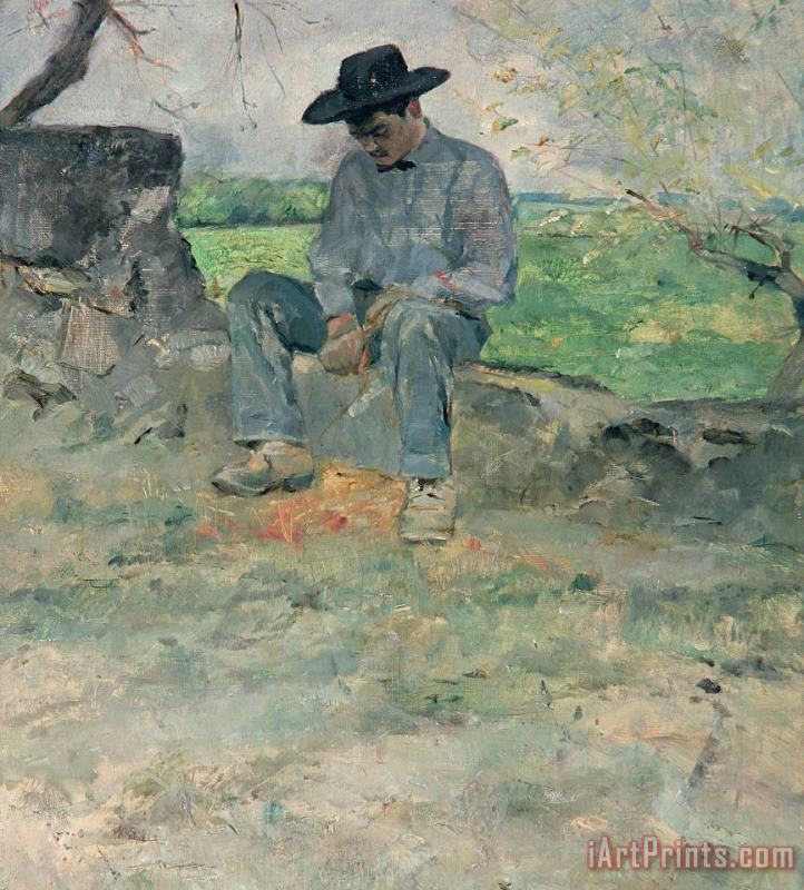 Henri de Toulouse-Lautrec Young Routy At Celeyran Art Painting