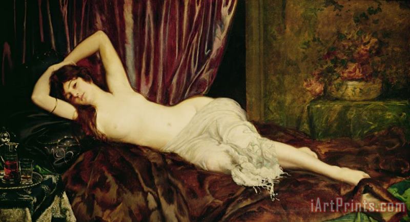 Henri Fantin Latour Reclining Nude Art Painting