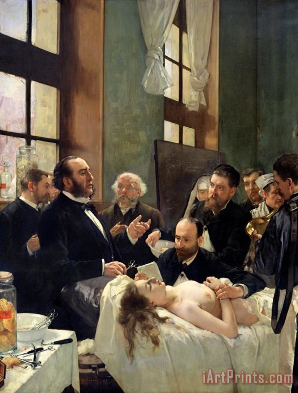 Before the Operation painting - Henri Gervex Before the Operation Art Print