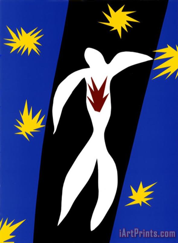 Henri Matisse Fall of Icarus Art Painting
