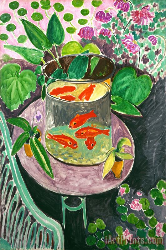 Henri Matisse Goldfish 1911 Art Painting