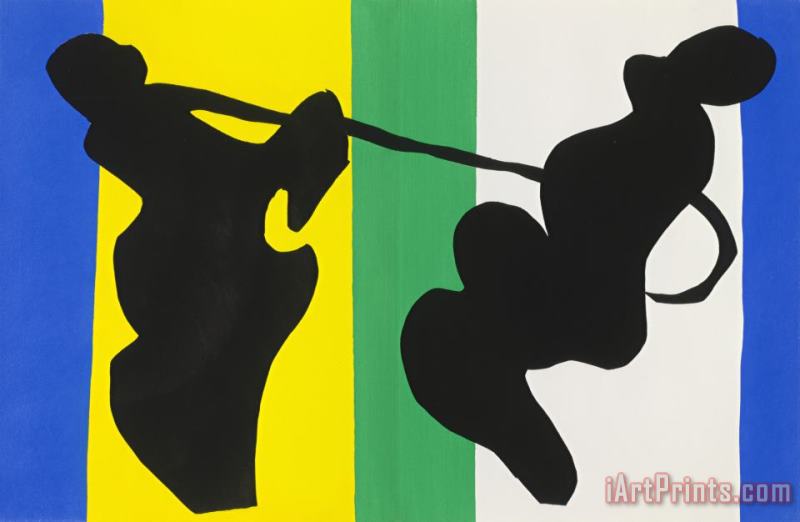 Henri Matisse Jazz: The Cowboy (le Cowboy) Art Painting