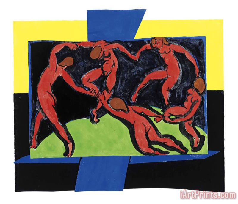 La Danse, 1938 painting - Henri Matisse La Danse, 1938 Art Print