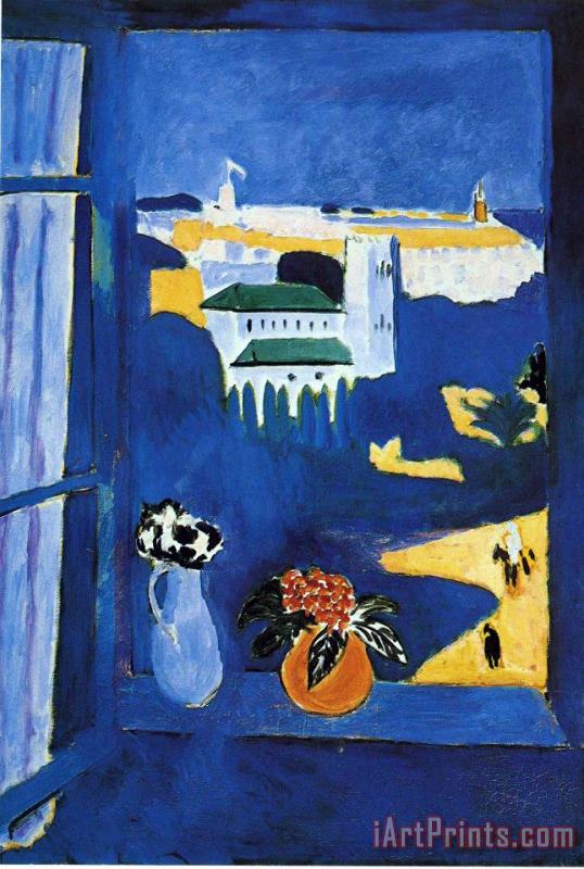 Henri Matisse Landscape Viewed From a Window 1913 Art Painting