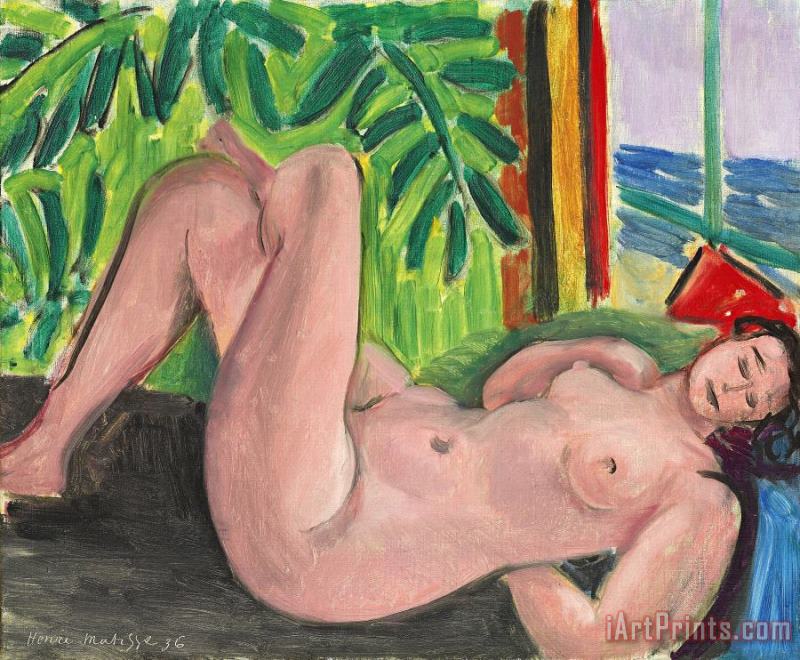 Nu Aux Jambes Croisees painting - Henri Matisse Nu Aux Jambes Croisees Art Print
