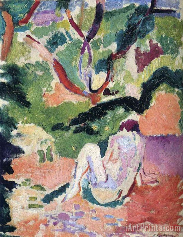 Henri Matisse Nude in a Wood 1906 Art Print