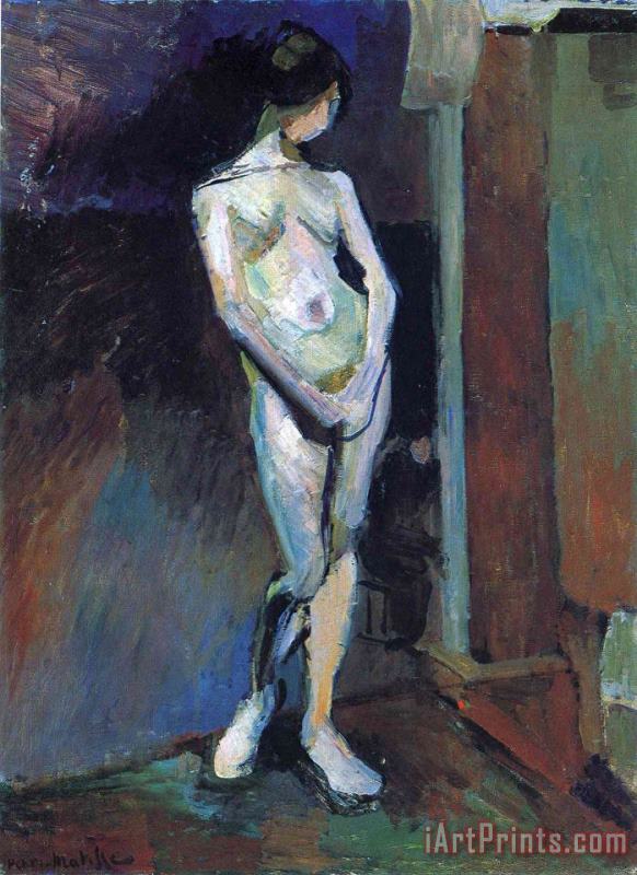 Standing Model painting - Henri Matisse Standing Model Art Print