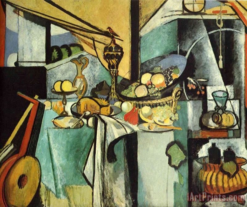 Henri Matisse Still Life After Jan Davidsz De Heem's La Desserte 1915 Art Painting
