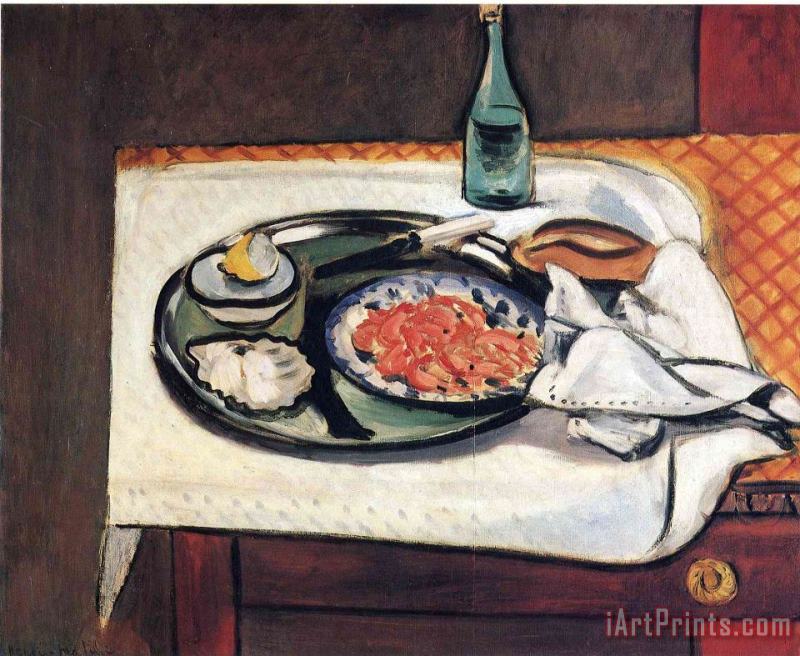 Henri Matisse Still Life with Shellfish Art Painting