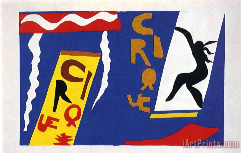 The Circus 1947 painting - Henri Matisse The Circus 1947 Art Print