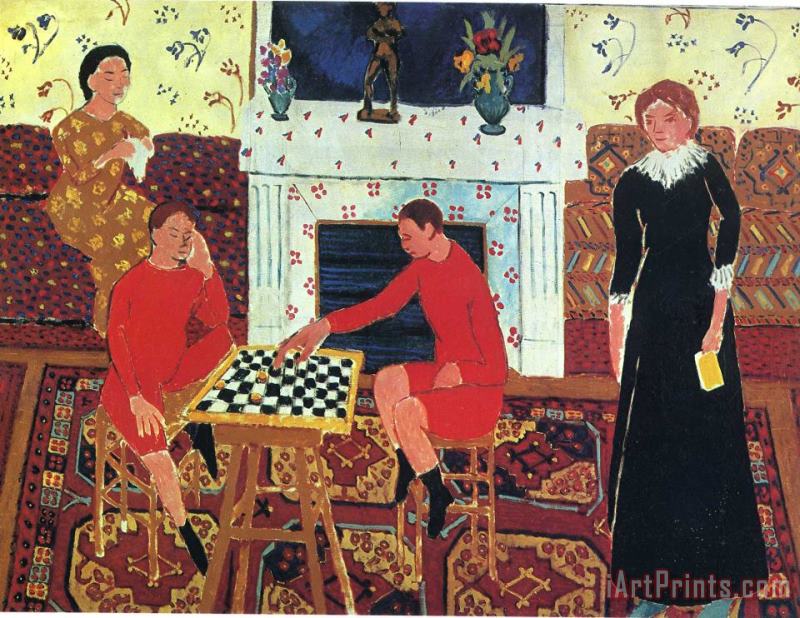 The Family of The Artist 1911 painting - Henri Matisse The Family of The Artist 1911 Art Print
