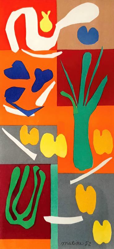 Henri Matisse Vegetables 1952 Art Painting