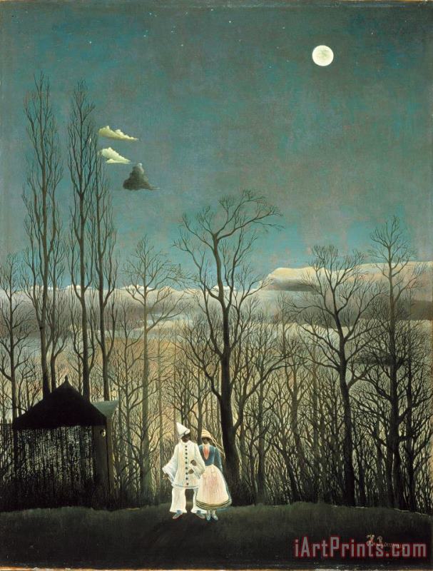 Henri Rousseau A Carnival Evening Art Painting