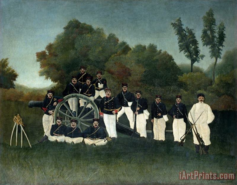 Artillerymen (les Artilleurs) painting - Henri Rousseau Artillerymen (les Artilleurs) Art Print