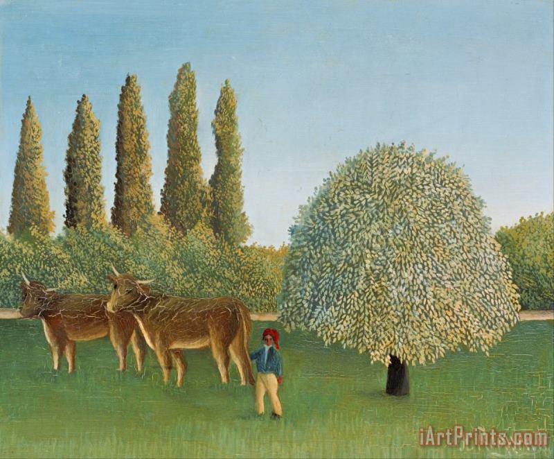 Henri Rousseau Meadowland Art Painting