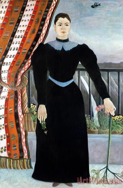 Henri Rousseau Portrait of a Woman Art Painting