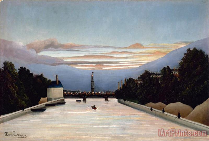 Henri Rousseau The Eiffel Tower Art Painting