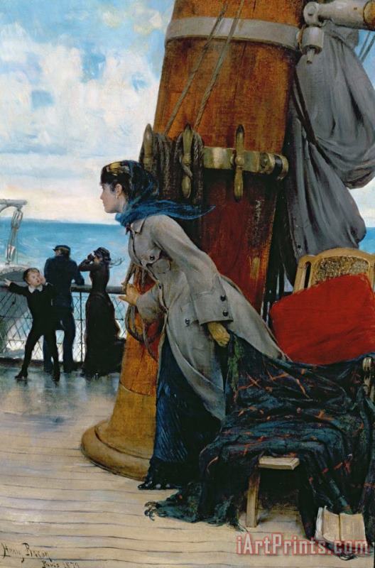 Henry Bacon Cross Atlantic Voyage Art Painting