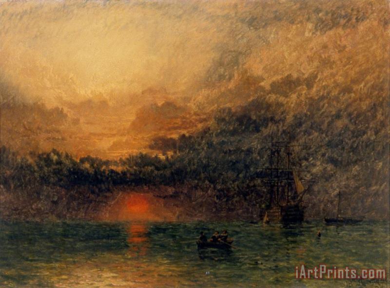 Henry Dawson Before the Storm Art Painting