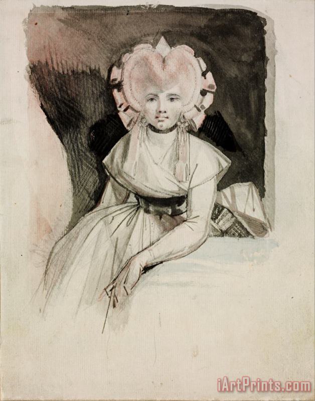 Henry Fuseli Portrait of The Artist's Wife Art Painting