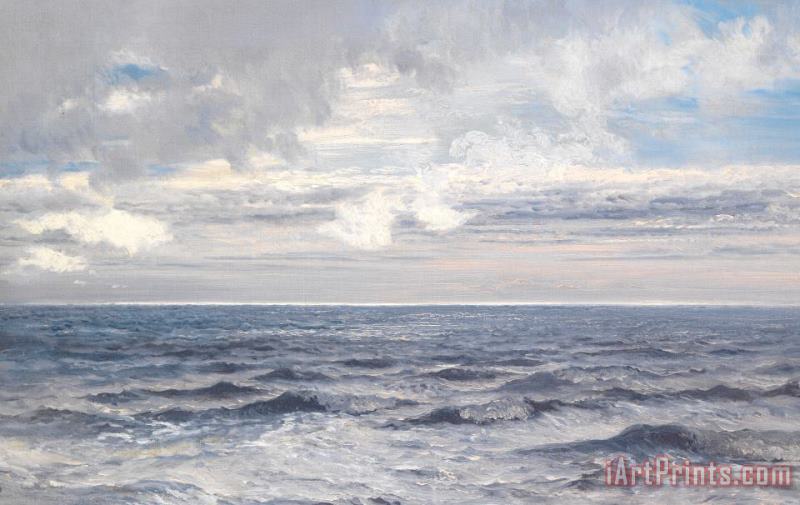 Henry Moore Silver Sea Art Painting