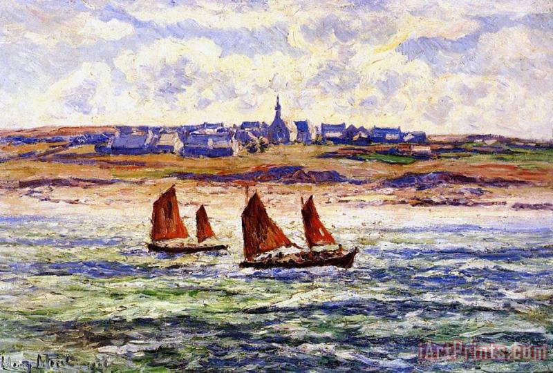 Henry Moret Brittany Art Painting
