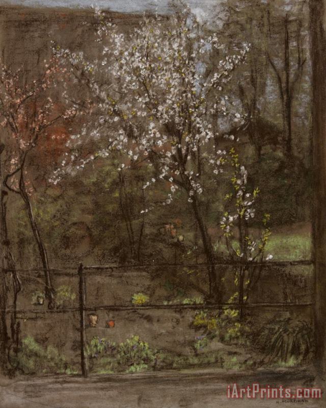 Spring Blossoms painting - Henry Muhrmann Spring Blossoms Art Print
