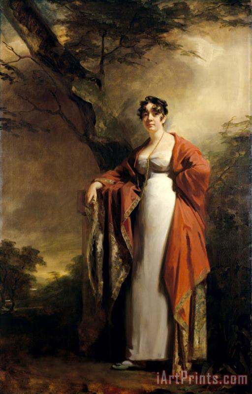 Frances Harriet Wynne, Mrs Hamilton of Kames (1786 1860) painting - Henry Raeburn Frances Harriet Wynne, Mrs Hamilton of Kames (1786 1860) Art Print