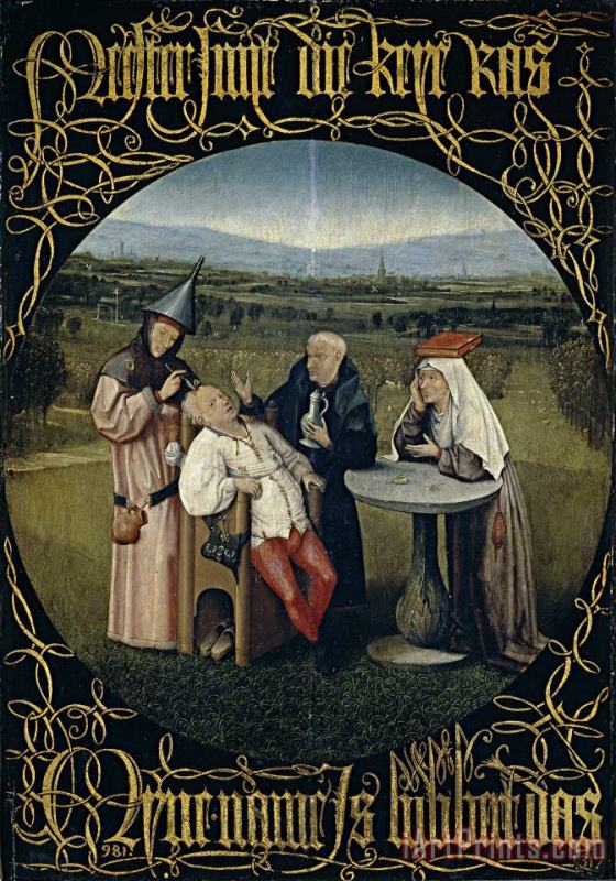 Hieronymus Bosch The Cure of Folly Art Painting