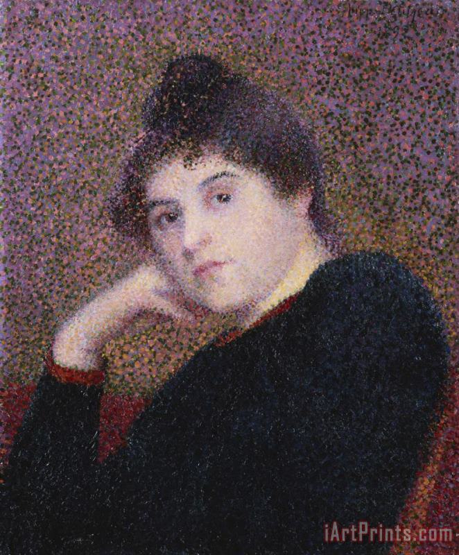 Hippolyte Petitjean Portrait De Femme Art Painting