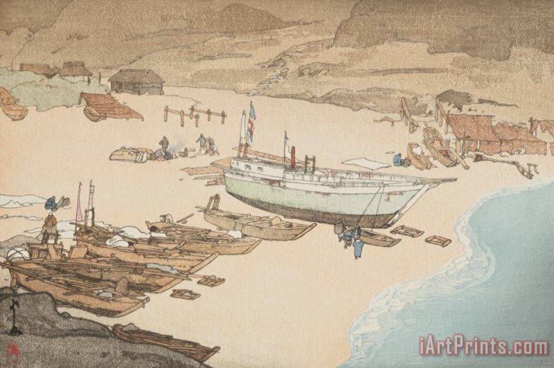 Boshu Beach (boshu Kaigan) painting - Hiroshi Yoshida Boshu Beach (boshu Kaigan) Art Print