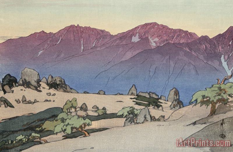Hiroshi Yoshida Mano And Notori Mountains (manotake to Notoridake), From The Series Southern Japanese Alps (nihon Minami Arupusu Shu) Art Print