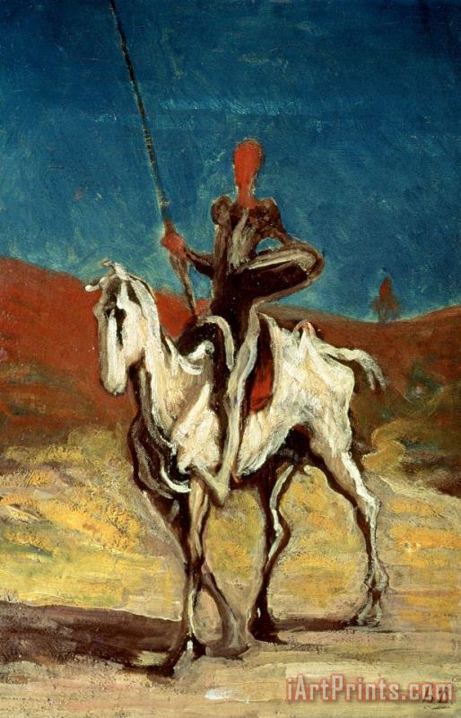 Honore Daumier Don Quixote Art Painting
