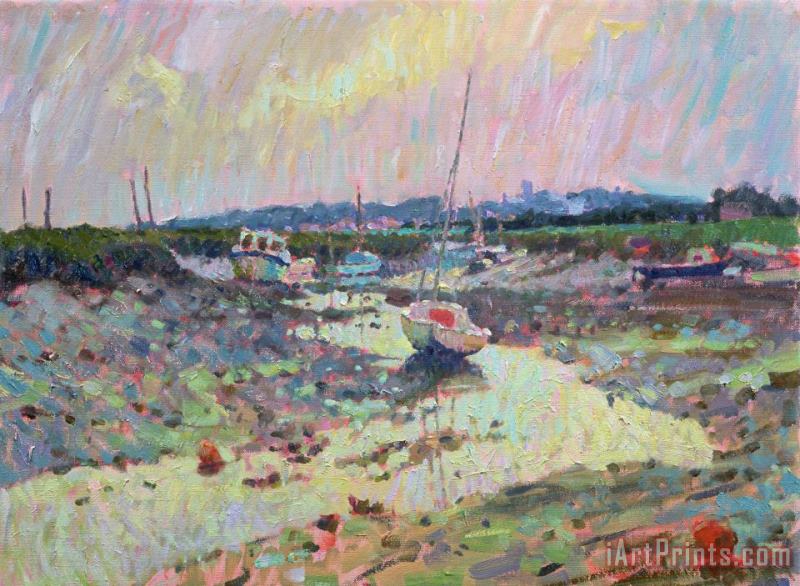 Hugo Grenville Low Tide Morston Harbour Art Painting