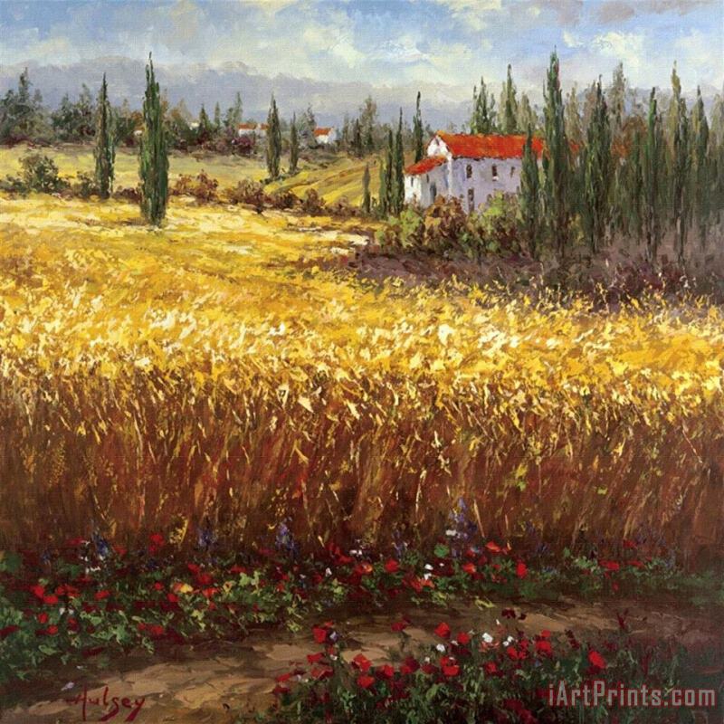 Hulsey Tuscan Wheat Art Painting
