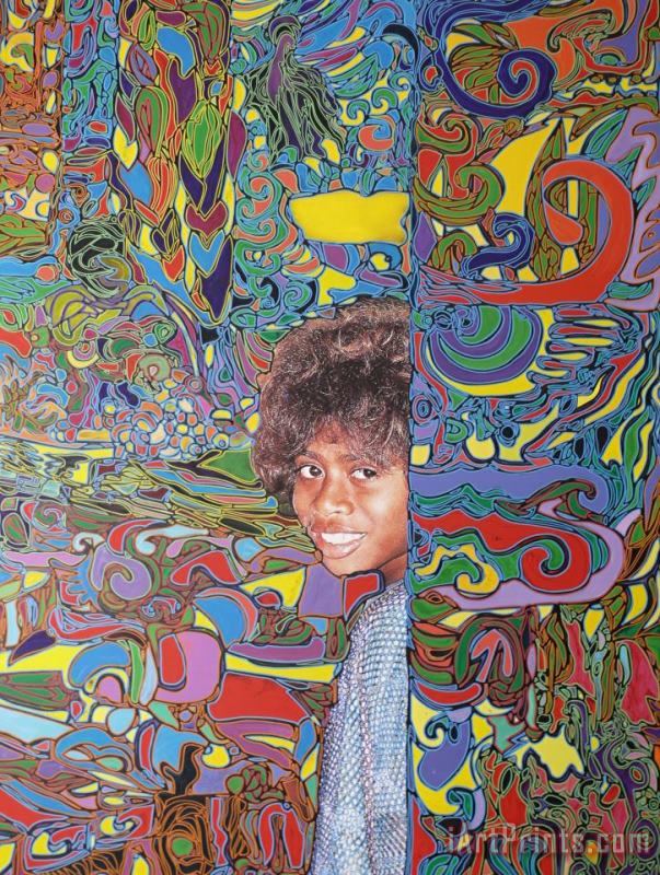 Igor Eugen Prokop Hide and hidden girl in Vanuatu Art Painting