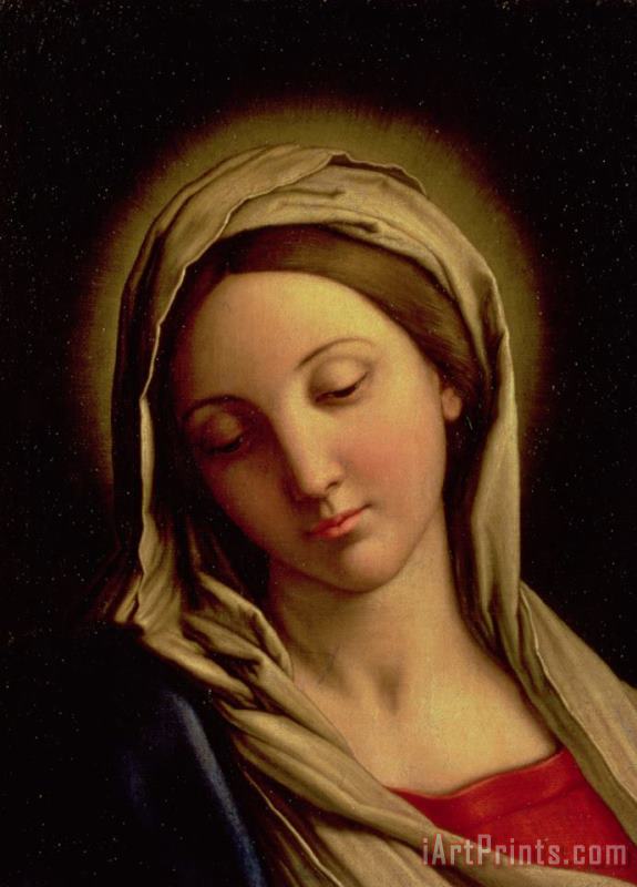 Il Sassoferrato The Madonna Art Painting